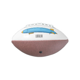 Balón De Fútbol Americano Ilustracion personalizado de la aeronave