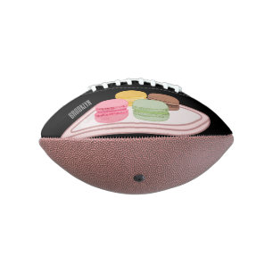 Balón De Fútbol Americano Ilustracion personalizado de Macaron