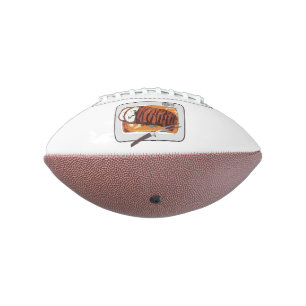Balón De Fútbol Americano Ilustracion personalizado de pavo asado