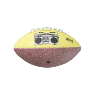Balón De Fútbol Americano Ilustracion personalizado de radio