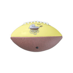 Balón De Fútbol Americano Ilustracion personalizado de Stroller