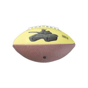 Balón De Fútbol Americano Ilustracion personalizado de tanques