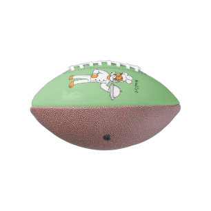 Balón De Fútbol Americano Ilustracion personalizado de tigre gracioso