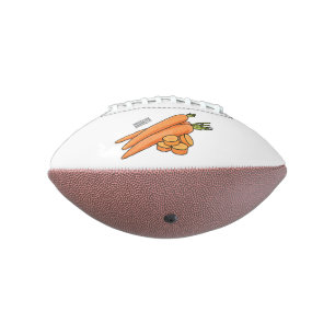 Balón De Fútbol Americano Ilustracion personalizado de zanahoria