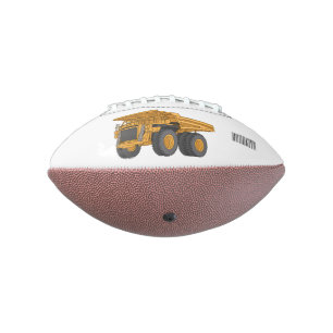 Balón De Fútbol Americano Ilustracion personalizado del camión de altura