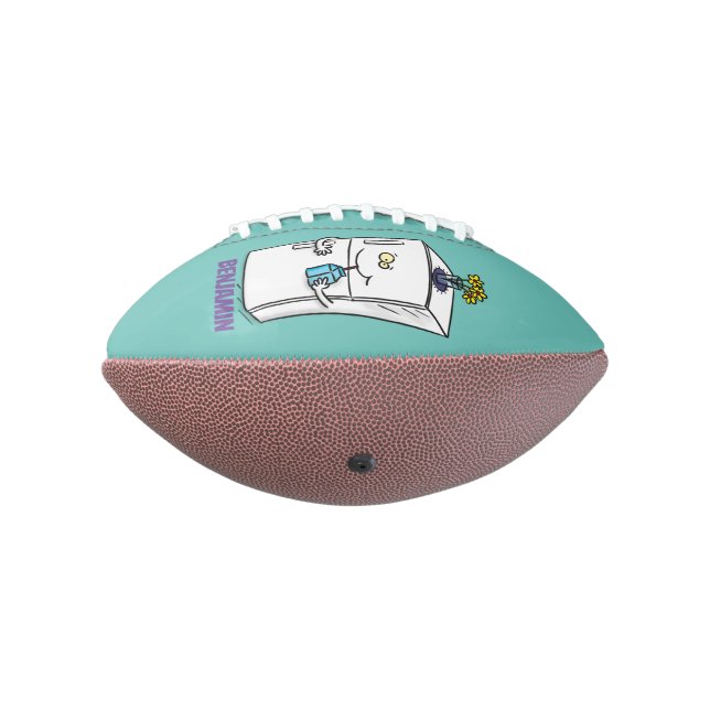 Balón De Fútbol Americano Ilustracion personalizado frigorífico divertido (Girado 270)