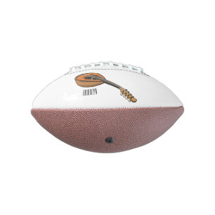 Balón De Fútbol Americano Ilustracion personalizado Mandolin