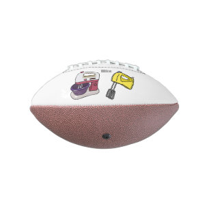 Balón De Fútbol Americano Ilustracion personalizado mezclador