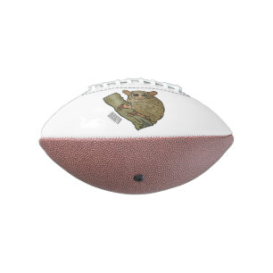 Balón De Fútbol Americano Ilustracion personalizado Tarsier