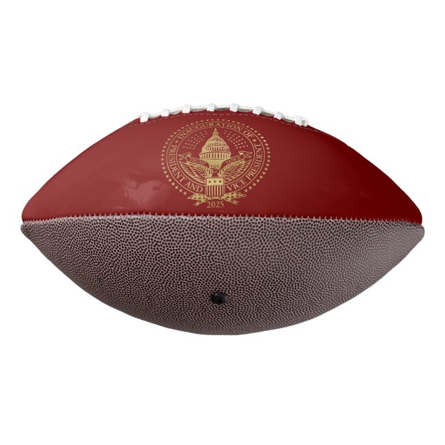 Balón De Fútbol Americano Inauguración del Logo de Donald Trump JD Vance 202 (Girado 270)