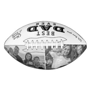 Balón De Fútbol Americano La mejor tipografía moderna de papá fotografía del