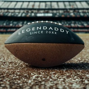 Balón De Fútbol Americano LegenDaddy para legendarios dads simple minimalist