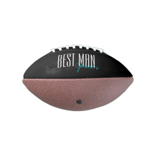 Balón De Fútbol Americano Letra negrita "Mejor hombre" personalizada