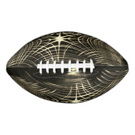 Balón De Fútbol Americano Líneas de caqui que se repiten en oleadas y cruzad