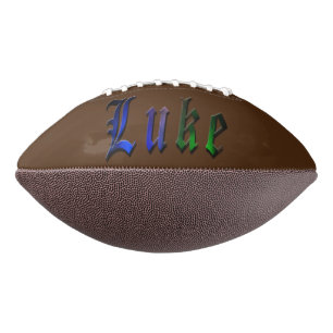 Balón De Fútbol Americano Logo de Luke Name,
