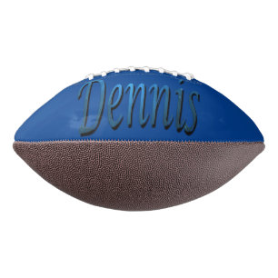 Balón De Fútbol Americano Logo Dennis Name,