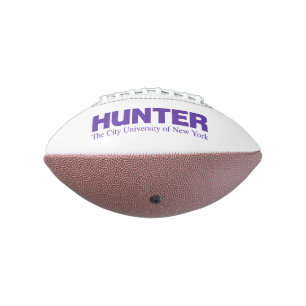Balón De Fútbol Americano Logotipo Académico de Hunter College CUNY