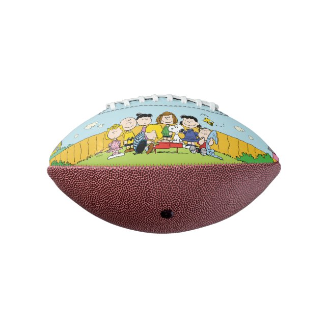 Balón De Fútbol Americano Maní | Charlie Brown y Gang (Girado 270)