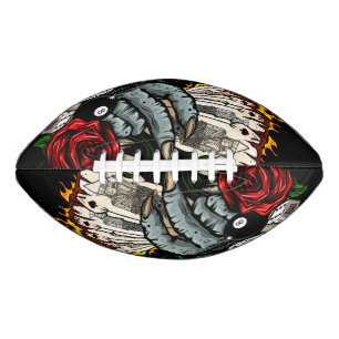 Balón De Fútbol Americano Mano De Tarjetas