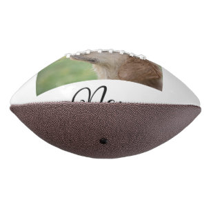 Balón De Fútbol Americano Manta personalizada con foto de animal colorido si