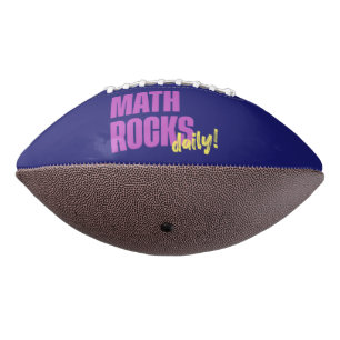 Balón De Fútbol Americano Math Rocks Daily
