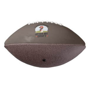Balón De Fútbol Americano Me rosterbé después de mi Fantasía Borrador