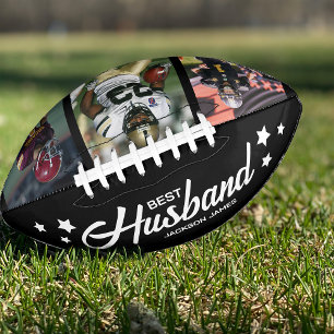 Balón De Fútbol Americano Mejor Collage de Fotos de Esposo Fútbol