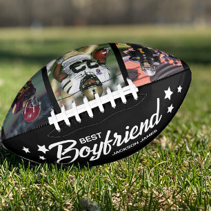 Balón De Fútbol Americano Mejor Collage de Fotos de Novio Fútbol