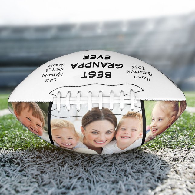 Balón De Fútbol Americano Mejor foto del abuelo (Subido por el creador)