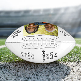 Balón De Fútbol Americano Mejor foto del abuelo