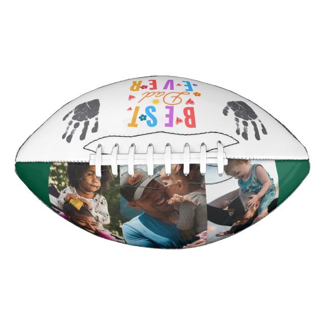 Balón De Fútbol Americano Mejor Papá Nunca (Anverso)