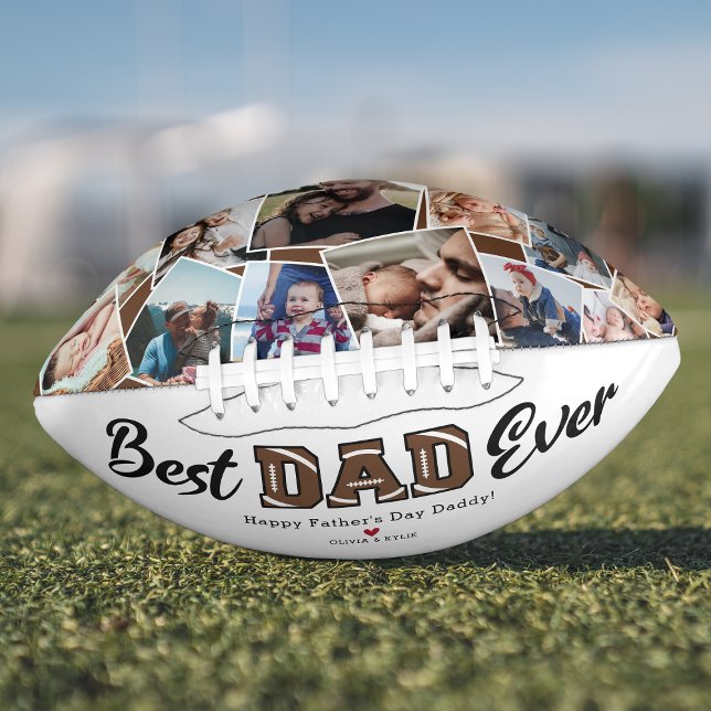 Balón De Fútbol Americano Mejor Papá Que Nunca Keepsake Fútbol (Subido por el creador)