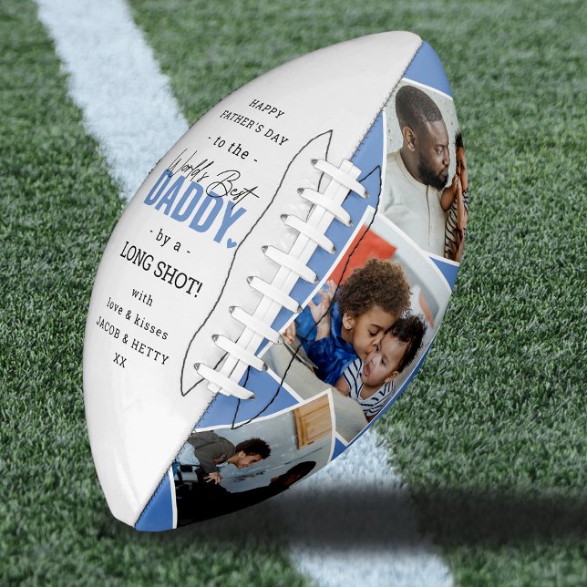 Balón De Fútbol Americano 'Mejor Papi del Mundo' por una LARGA FOTO! (Subido por el creador)