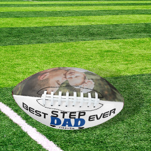 Balón De Fútbol Americano Mejor Paso Personalizado Foto De Papá Nunca Person