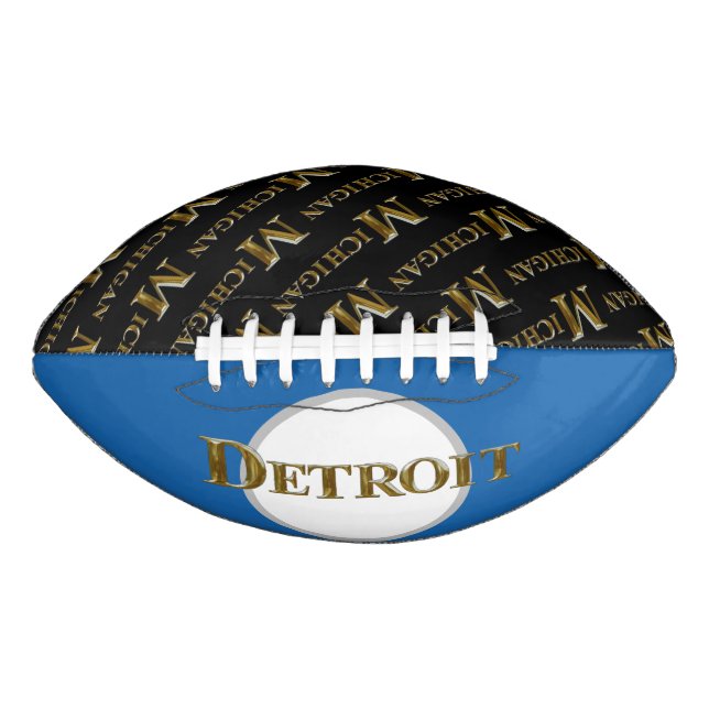 BALÓN DE FÚTBOL AMERICANO MICHIGAN (Anverso)