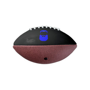 Balón De Fútbol Americano Mini fútbol de barba azul