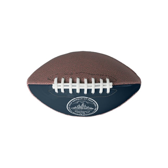 Balón De Fútbol Americano Mini Fútbol de Boston (Anverso)