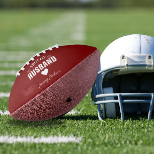 Balón De Fútbol Americano Mini Fútbol para marido de trofeo: regalo personal
