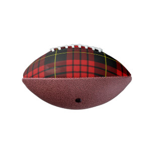 Balón De Fútbol Americano Mini Fútbol Red Tartan
