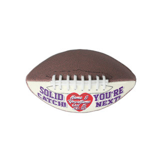 Balón De Fútbol Americano MINI - Marfil Rojo Purpura - Alternativa Lanzamien