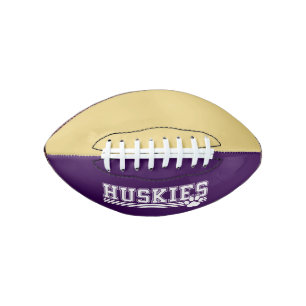 Balón De Fútbol Americano Mini personalizado de fútbol-Huskies