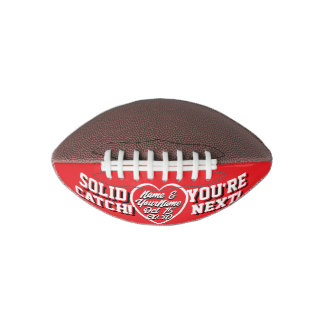 Balón De Fútbol Americano MINI -Rojo y Blanco- Lanzamiento de Liga Alternati