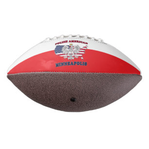 Balón De Fútbol Americano Minneapolis Minnesota Polaco