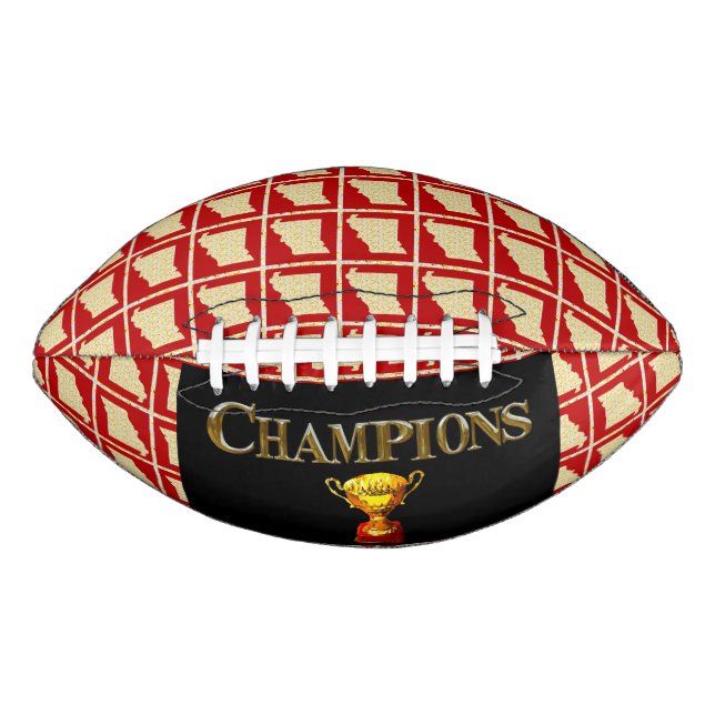 BALÓN DE FÚTBOL AMERICANO MISSOURI (Anverso)