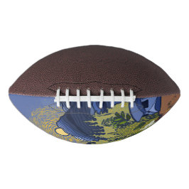 Balón De Fútbol Americano Montañas y Sol