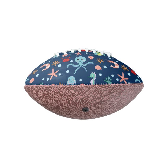 Balón De Fútbol Americano Mundo del Mar (Girado 270)
