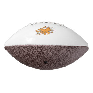 Balón De Fútbol Americano Naranja amarillento, decorativo amarillo anaranjad