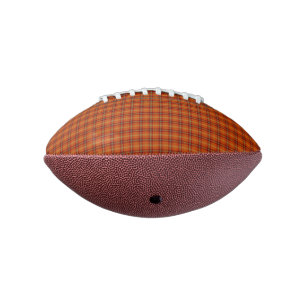 Balón De Fútbol Americano Naranja Tartán Mini Fútbol