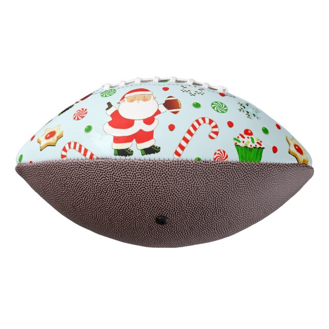 Balón De Fútbol Americano Navidades (Girado 270)