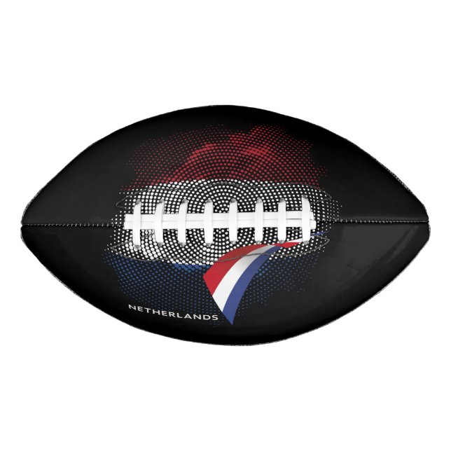 Balón De Fútbol Americano Netherlands flag (Anverso)
